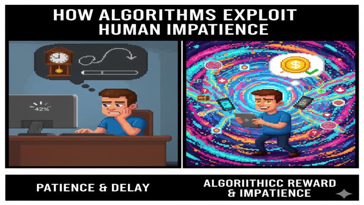 How Algorithms Exploit Human Impatience